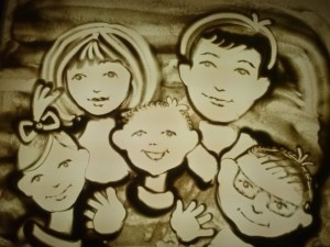 Family Sand Painting