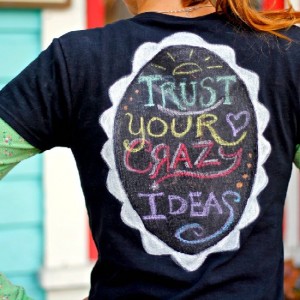 Erasable Chalkboard T-shirt and Giveaway