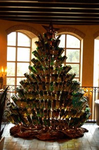Wine bottle Christmas Tree